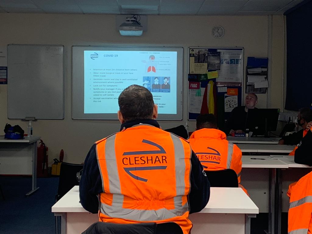 Cleshar delegates undertake Transport for London Track Operatives Training